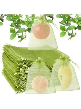 500 Fruit Protection Bags - 6.7x9.1 Inches, Durable, Eco-Friendly, Garden